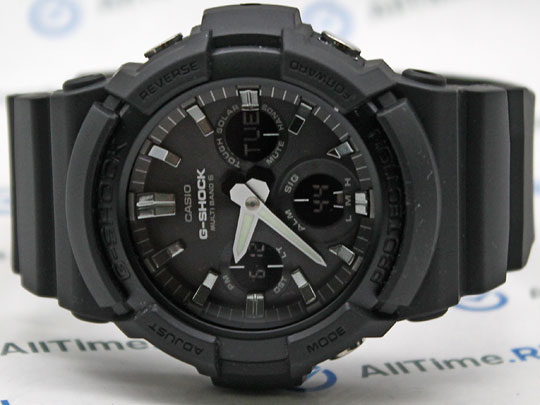 Японские наручные часы Casio G-SHOCK GAW-100B-1A с хронографом