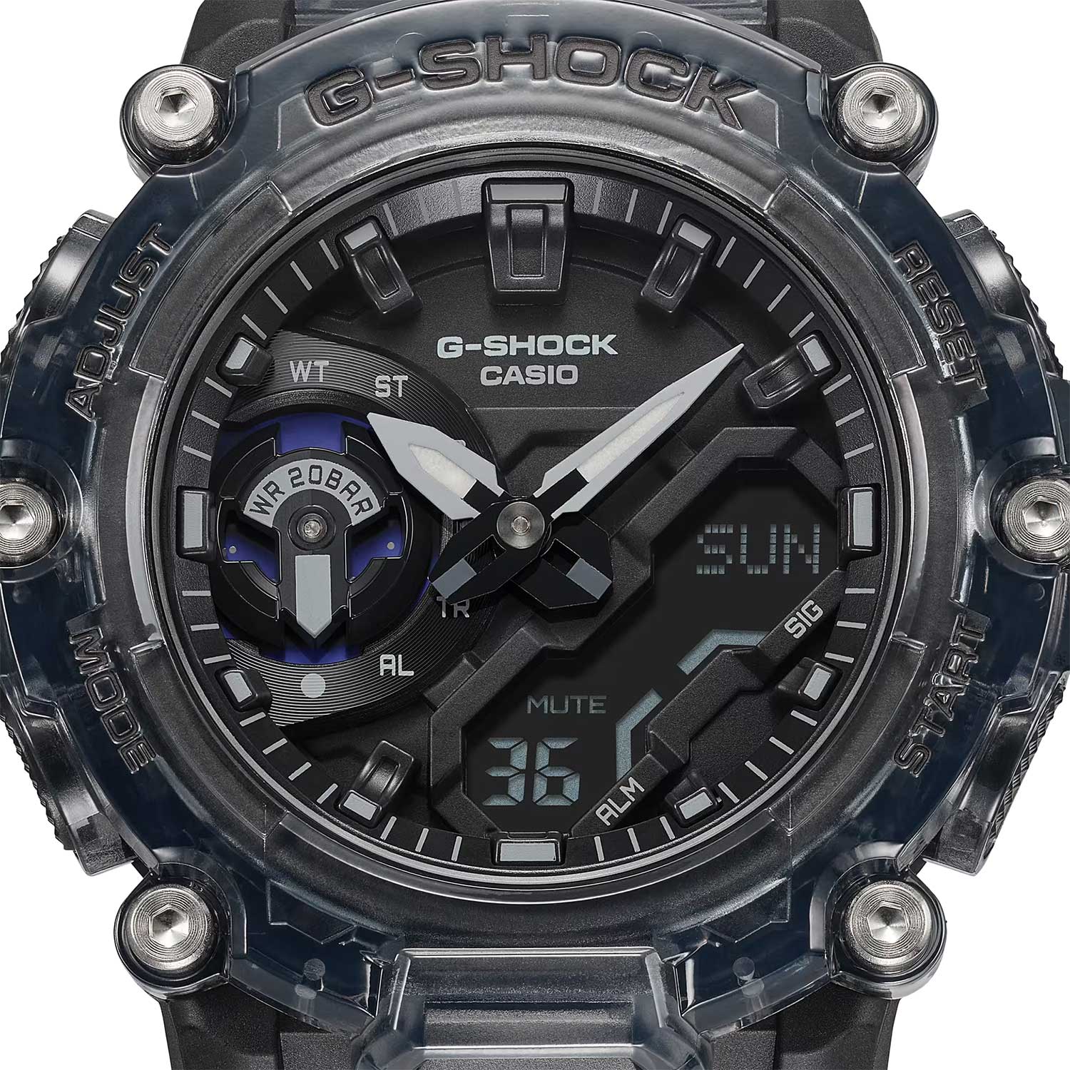 Японские наручные часы Casio G-SHOCK GA-2200SKL-8A с хронографом