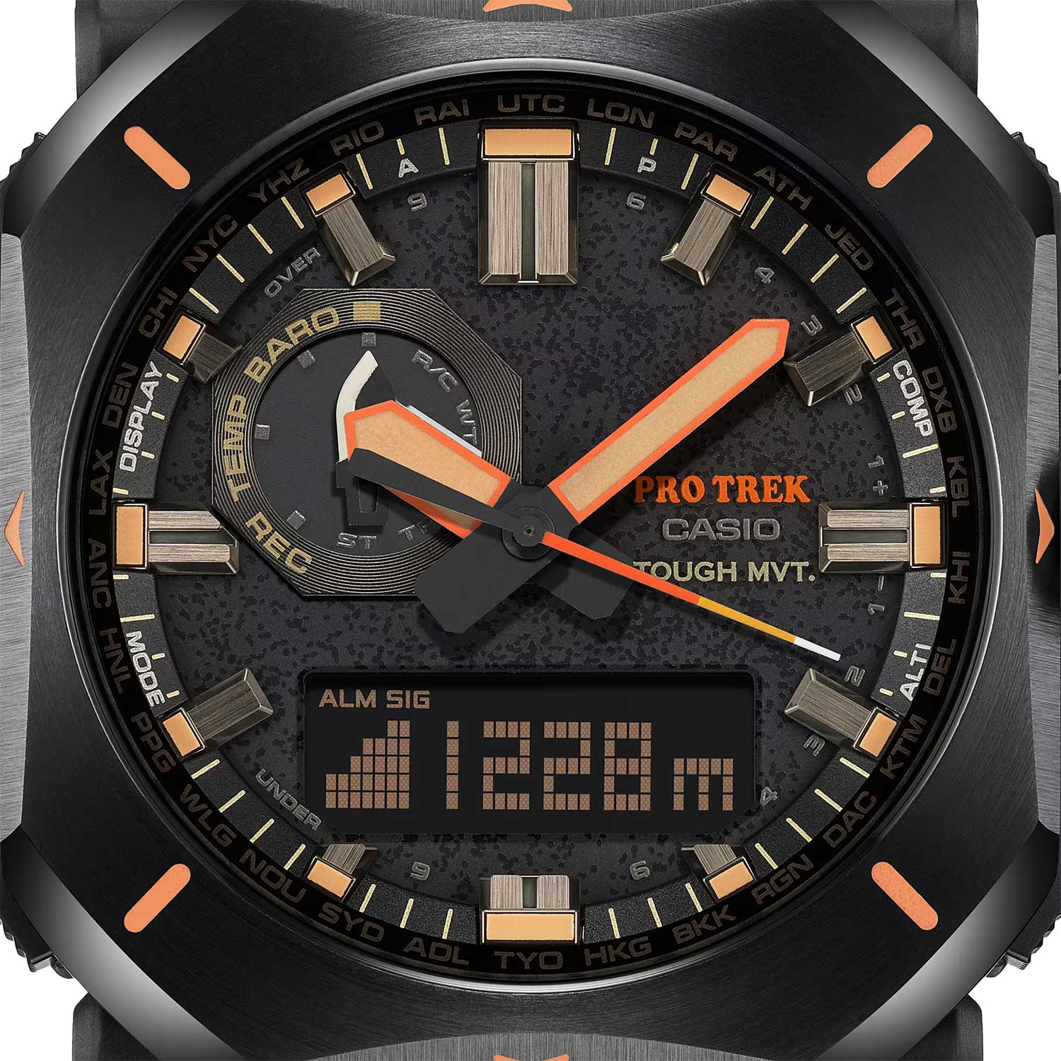 Японские наручные часы Casio Pro Trek PRW-6900YL-5ER с хронографом