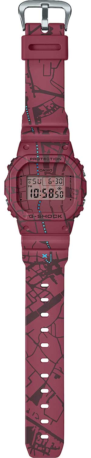 Японские наручные часы Casio G-SHOCK DW-5600SBY-4 с хронографом