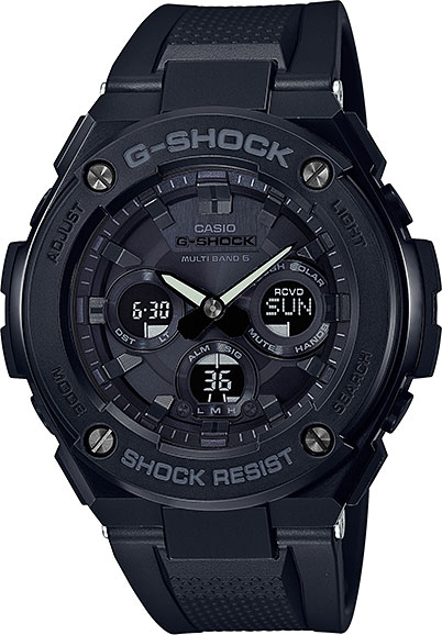 Японские наручные часы Casio G-SHOCK GST-W300G-1A1 с хронографом