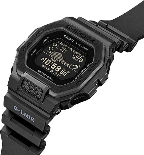 Японские спортивные наручные часы Casio G-SHOCK GBX-100NS-1ER с хронографом