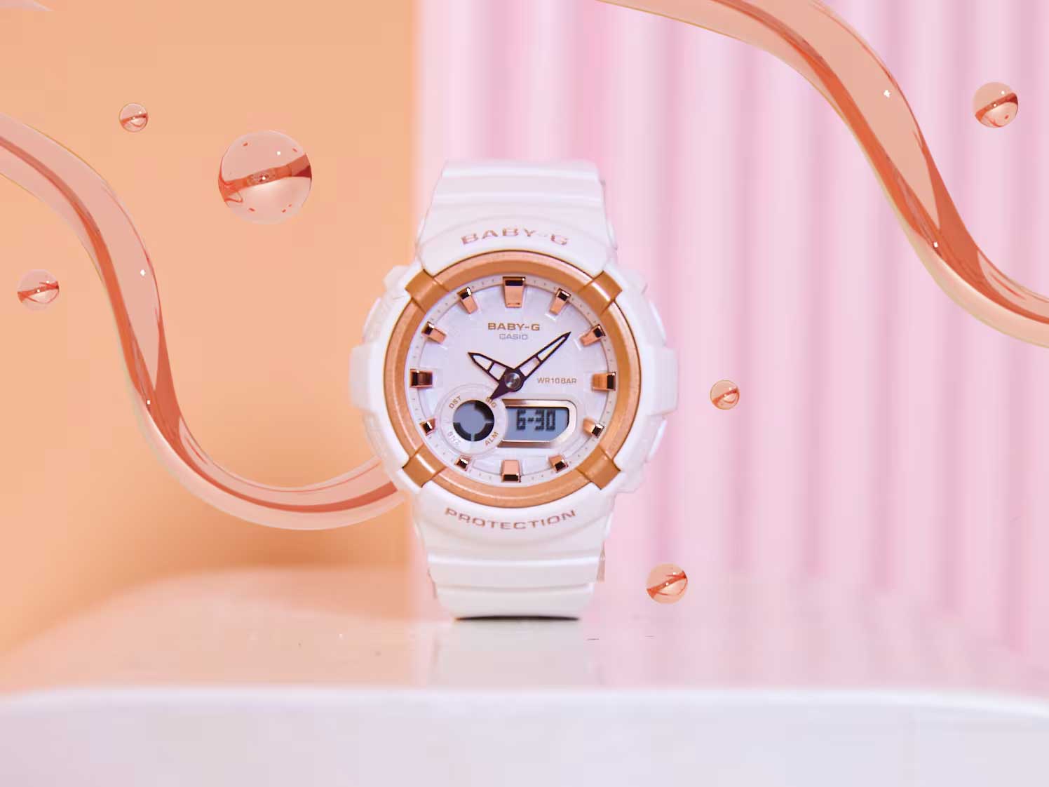 Японские наручные часы Casio Baby-G BGA-280BA-7A с хронографом