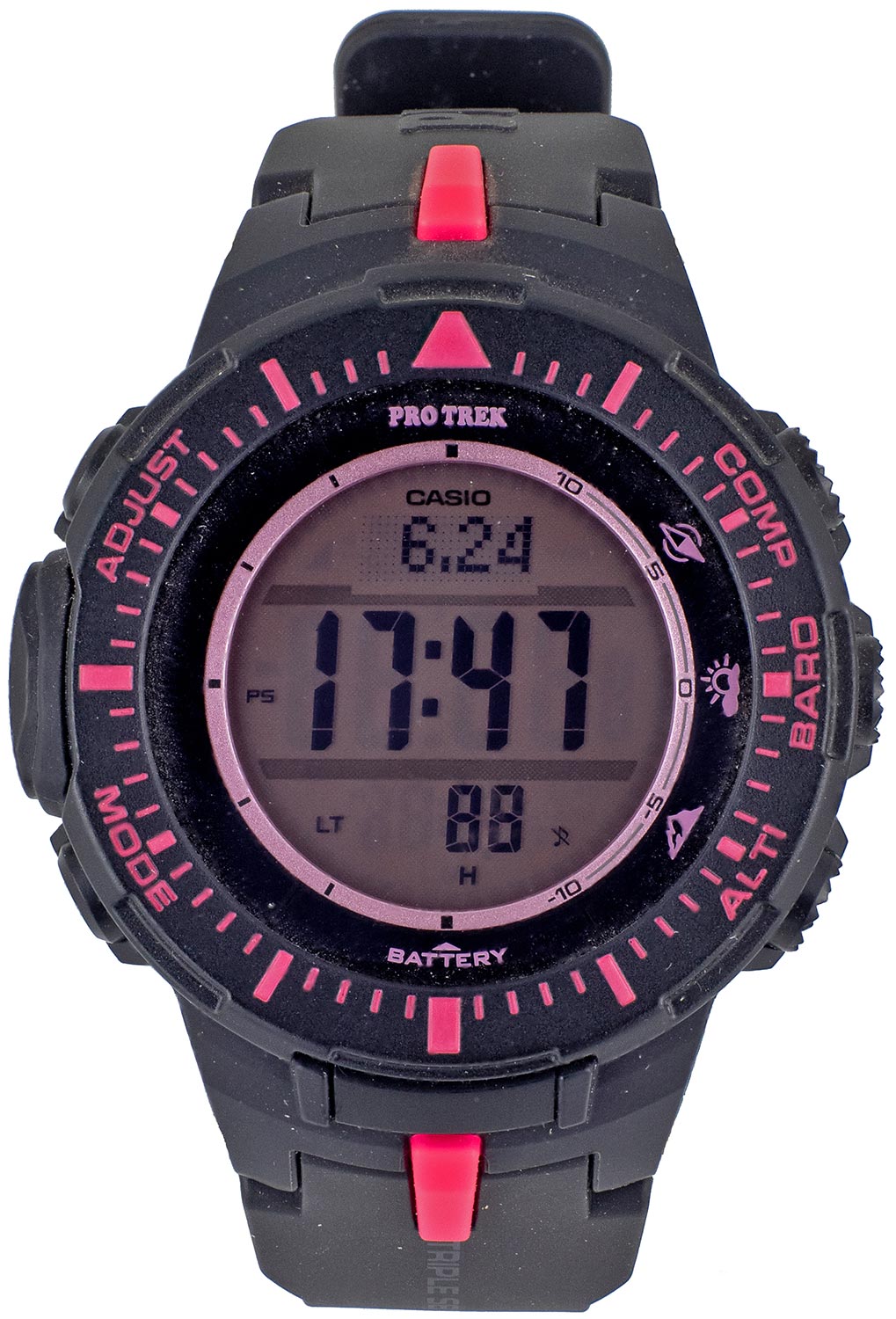 Японские наручные часы Casio Pro Trek PRG-300-1A4 с хронографом