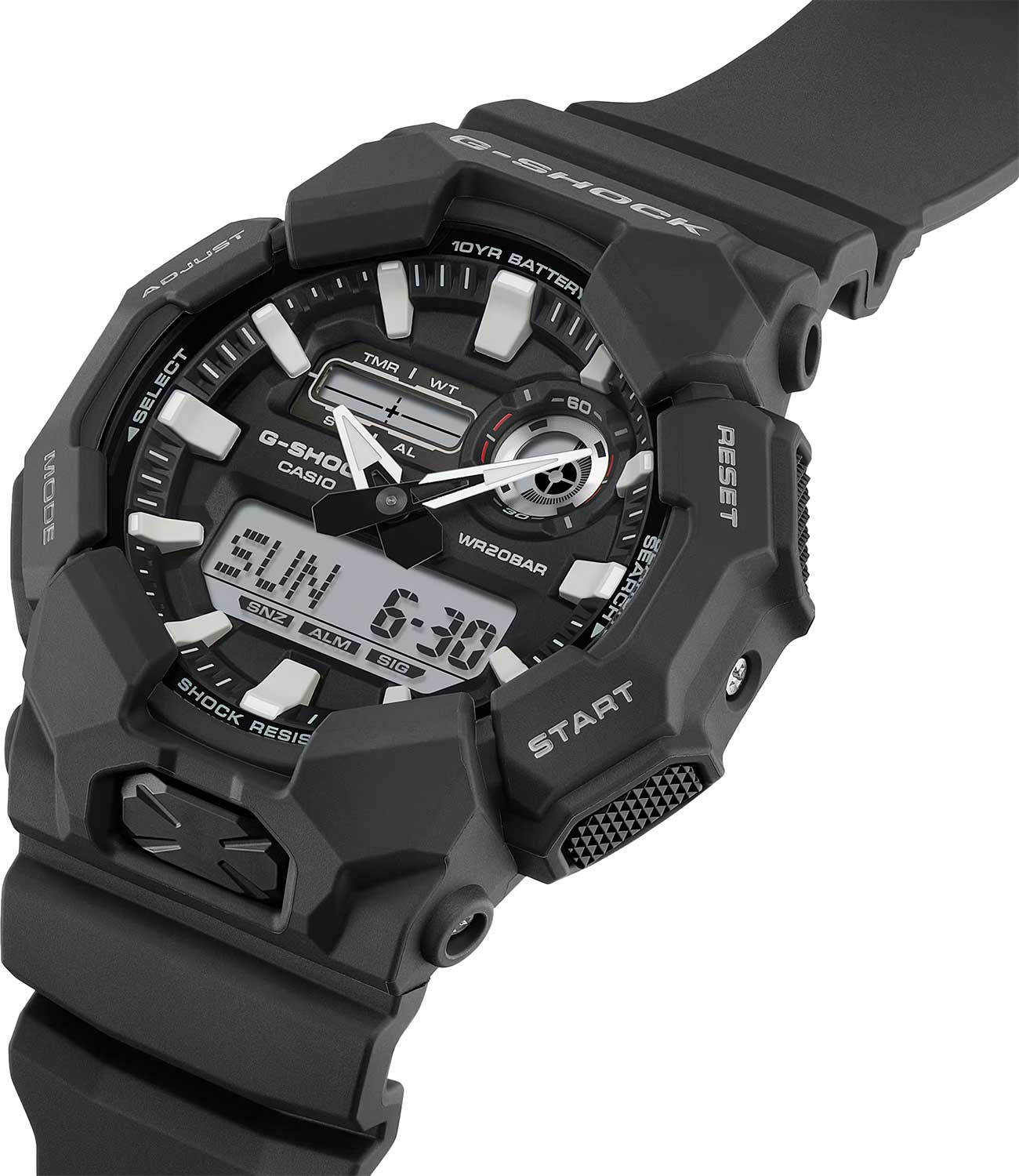 Японские наручные часы Casio G-SHOCK GA-010-1A с хронографом