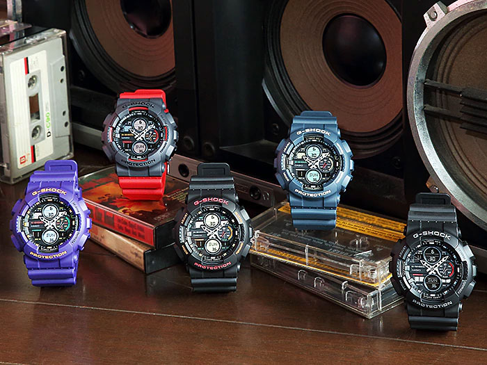 Японские наручные часы Casio G-SHOCK GA-140-1A4ER с хронографом