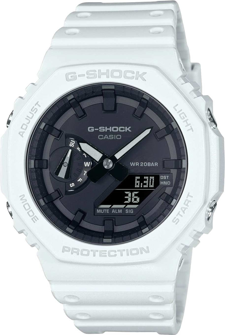 Японские наручные часы Casio G-SHOCK GA-2100-7AER с хронографом