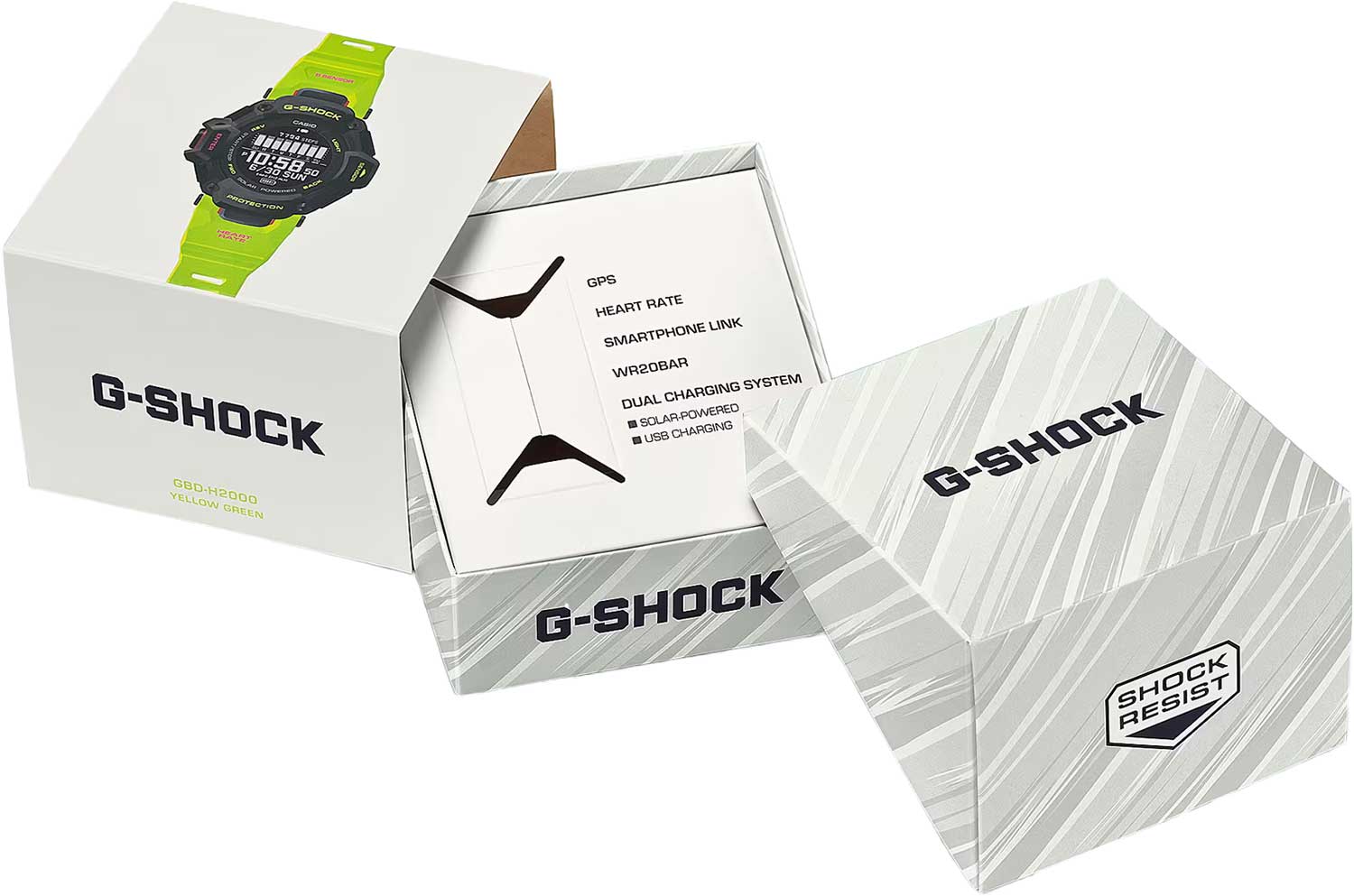 Японские наручные часы CASIO G-SHOCK GBD-H2000-1A9