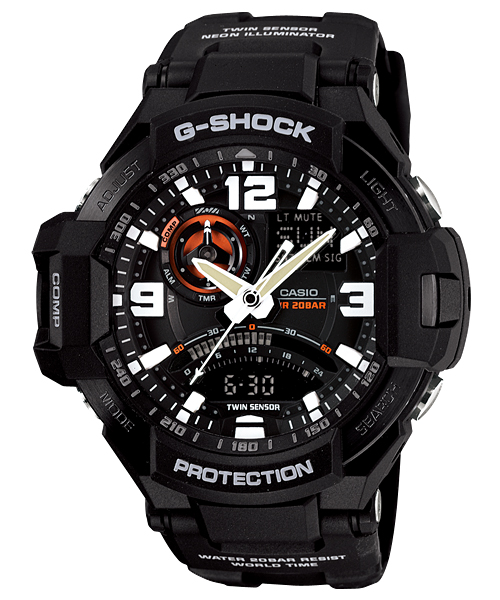 Японские наручные часы CASIO G-SHOCK GA-1000-1A