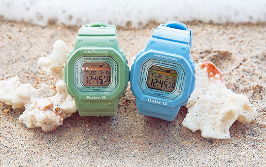 Японские наручные часы Casio Baby-G BLX-560-3E с хронографом