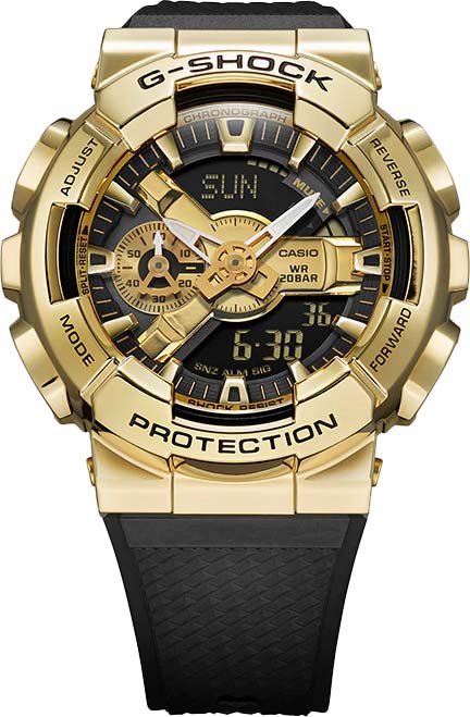 Японские наручные часы Casio G-SHOCK GM-110G-1A9ER с хронографом