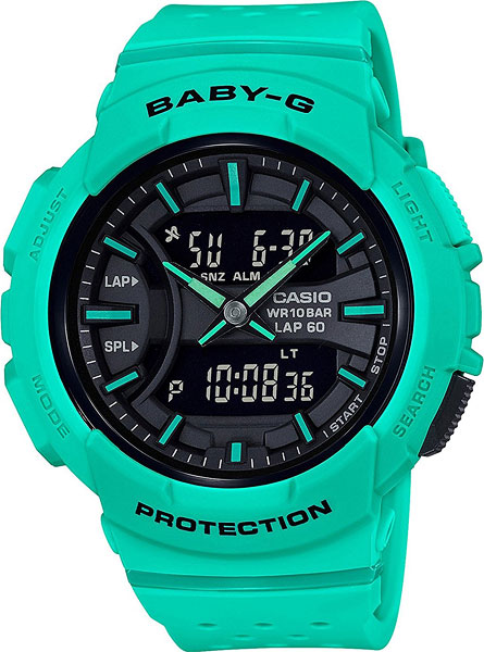 Японские наручные часы Casio Baby-G BGA-240-3A с хронографом