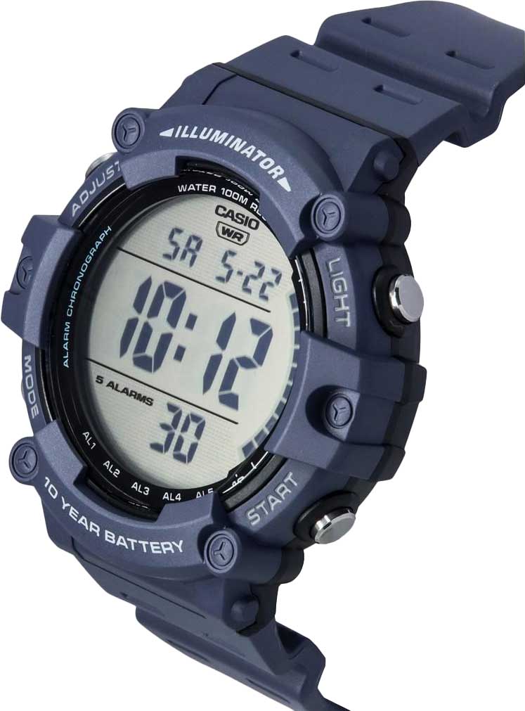 Японские наручные часы Casio Collection AE-1500WH-2A с хронографом