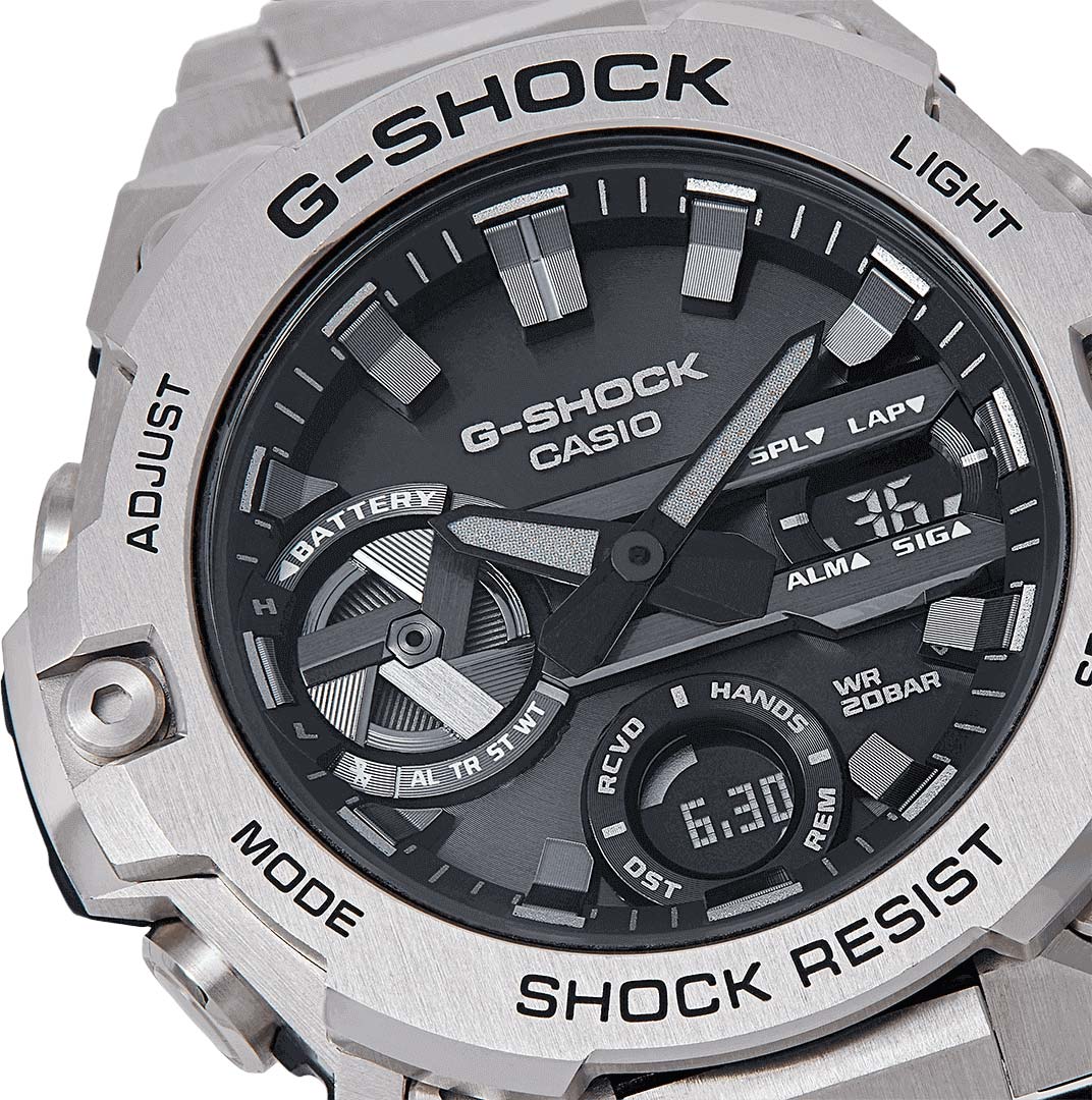 Японские наручные часы Casio G-SHOCK GST-B400D-1AER с хронографом