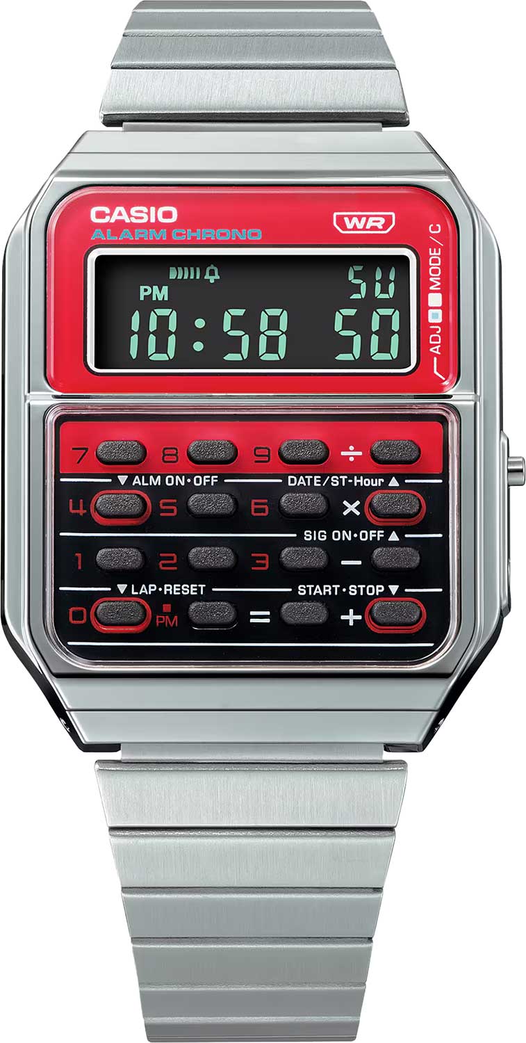 Японские наручные часы Casio Vintage CA-500WE-4B с хронографом