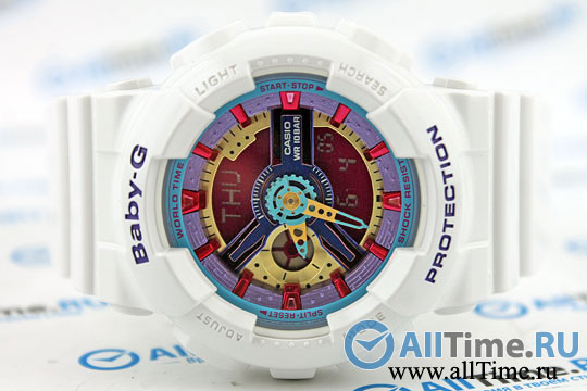 Японские наручные часы Casio Baby-G BA-112-7A с хронографом