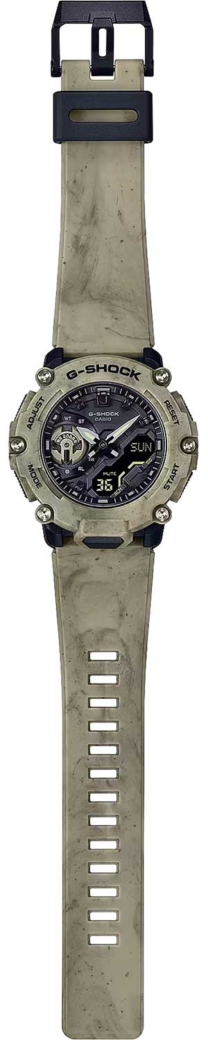 Японские наручные часы Casio G-SHOCK GA-2200SL-5A с хронографом