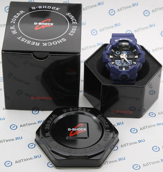 Японские наручные часы Casio G-SHOCK GA-700-2A с хронографом