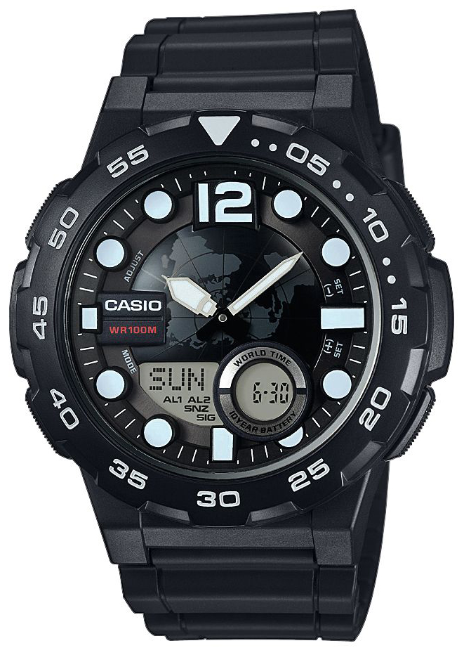 Японские наручные часы CASIO CASIO COLLECTION AEQ-100W-1A
