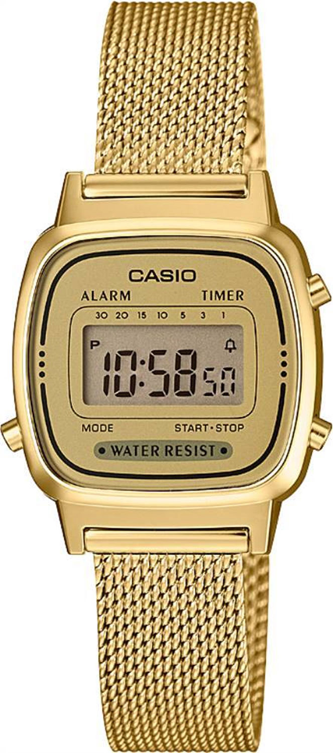 Японские наручные часы Casio Vintage LA-670WEMY-9E с хронографом