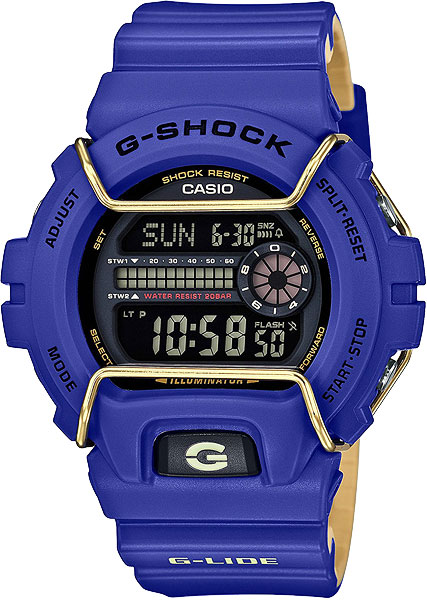 Японские наручные часы Casio G-SHOCK GLS-6900-2E с хронографом