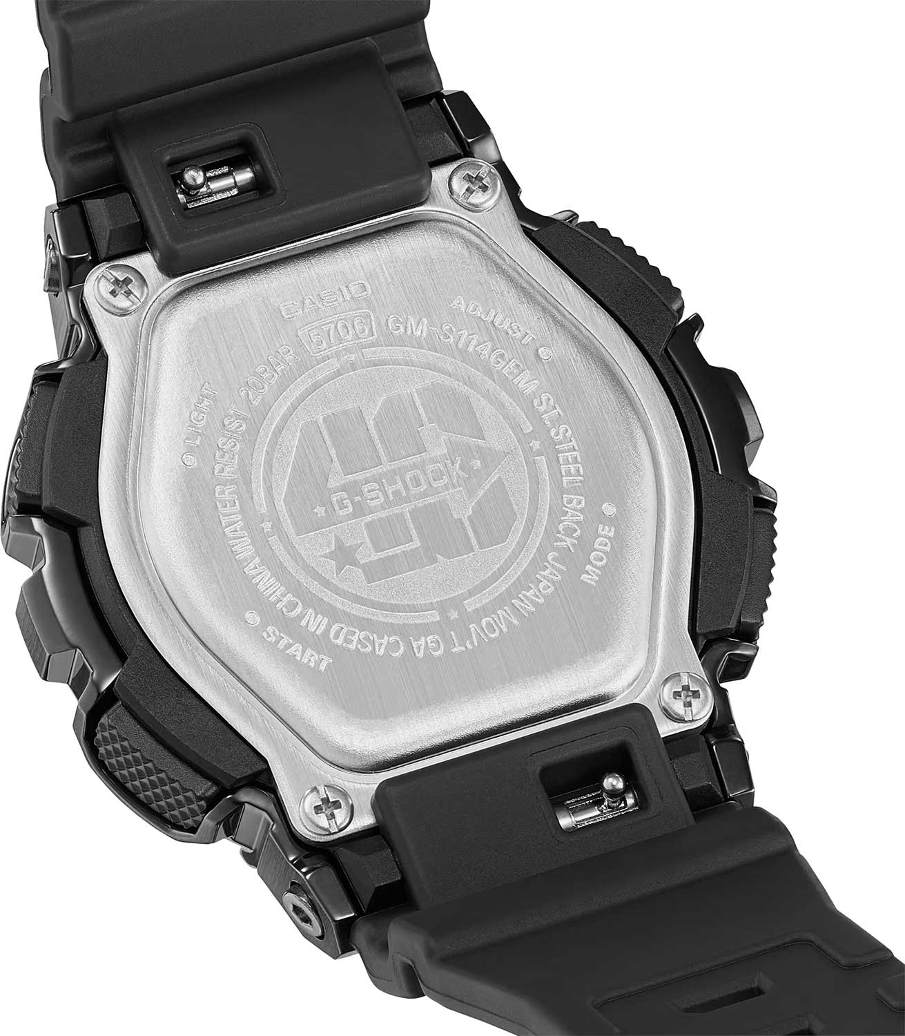 Японские наручные часы Casio G-SHOCK GM-S114GEM-1A2 с хронографом