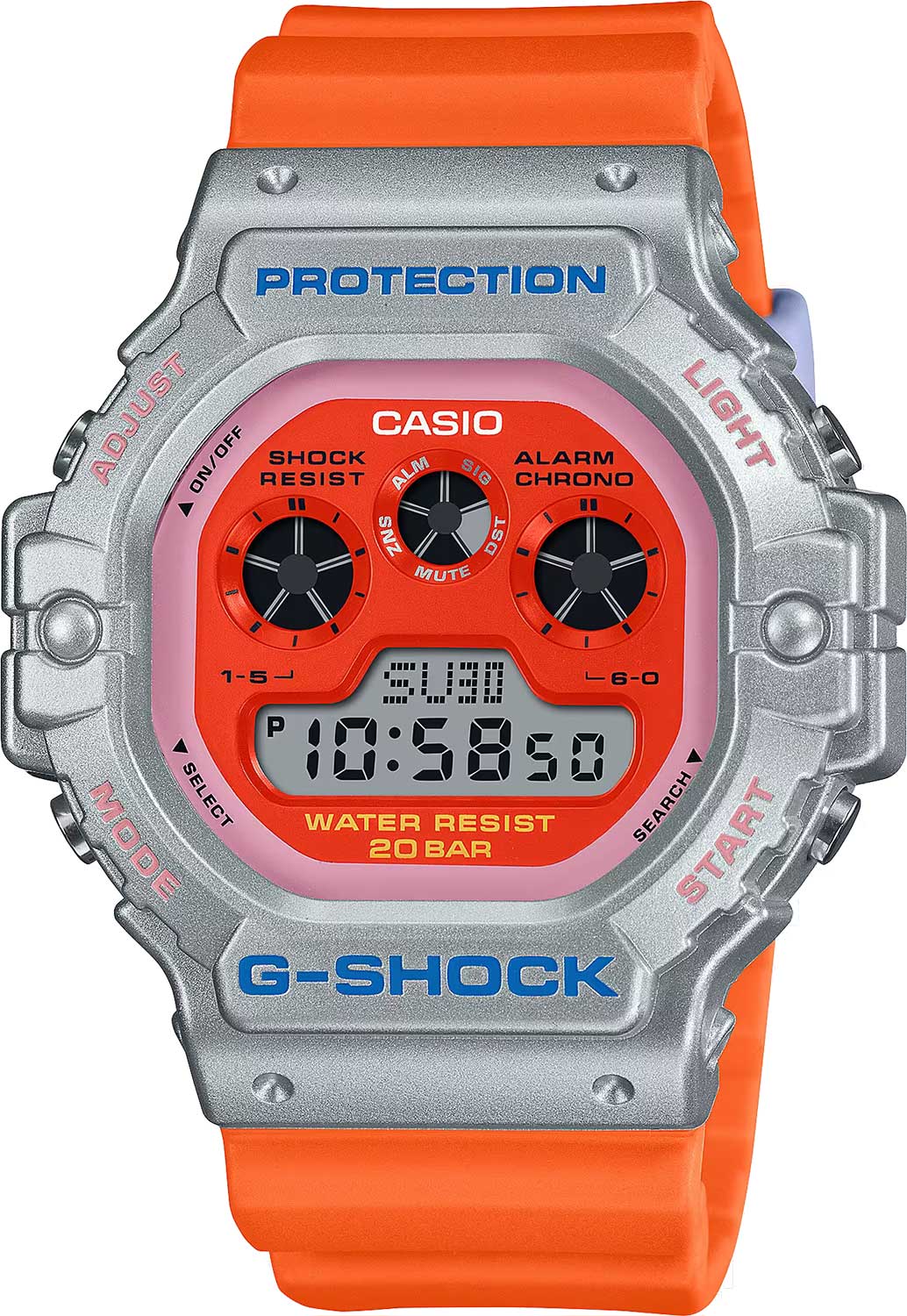 Японские наручные часы Casio G-SHOCK DW-5900EU-8A4 с хронографом