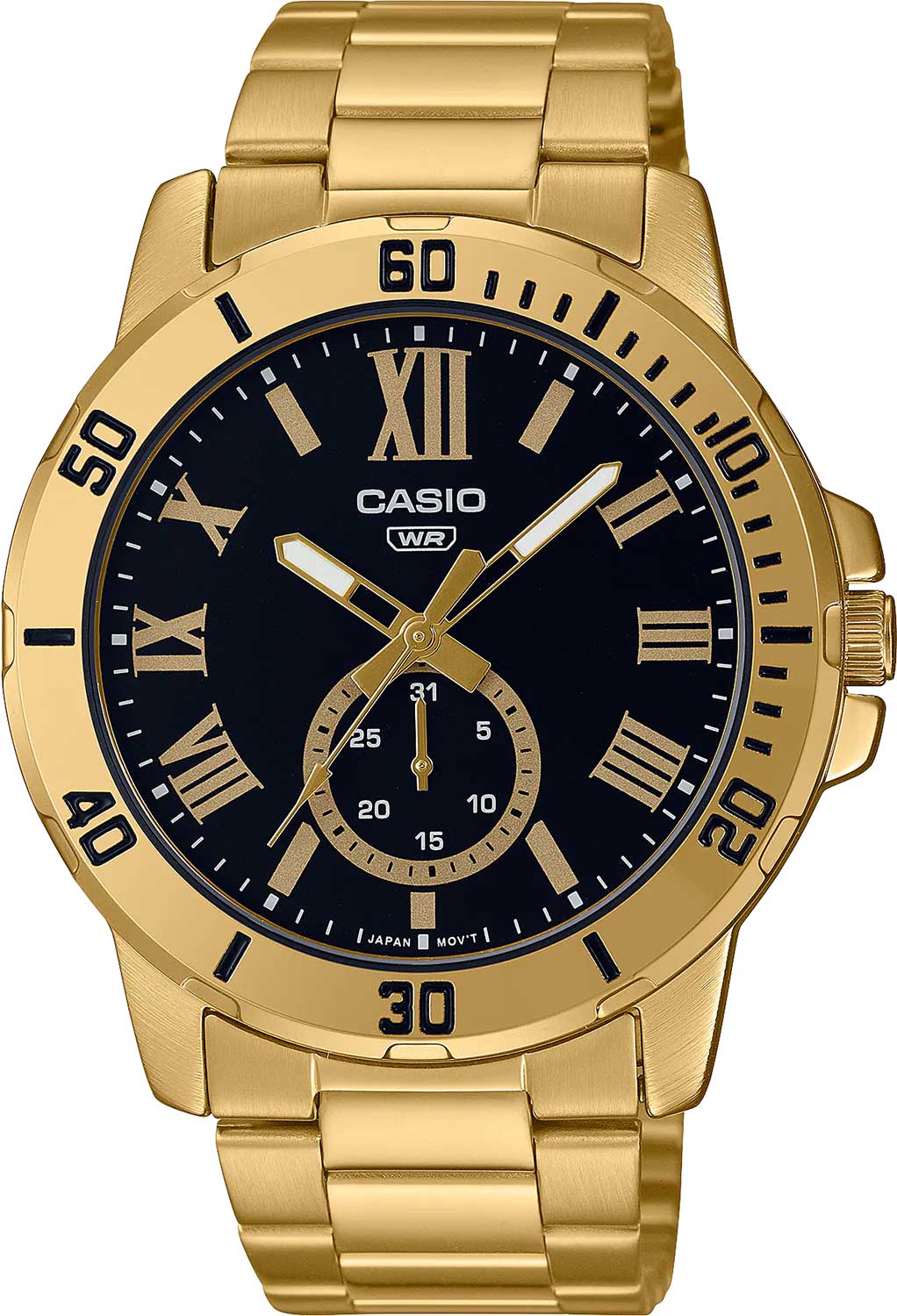 Японские наручные часы Casio Collection MTP-VD200G-1B