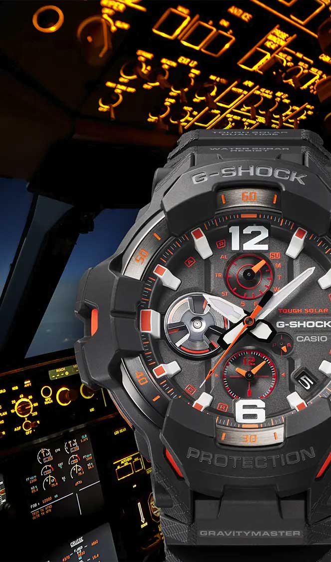 Японские наручные часы CASIO G-SHOCK GR-B300-1A4