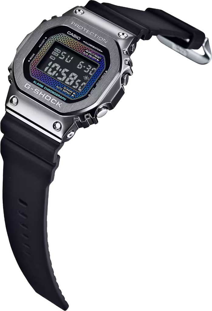 Японские наручные часы Casio G-SHOCK GM-5600RW-1 с хронографом