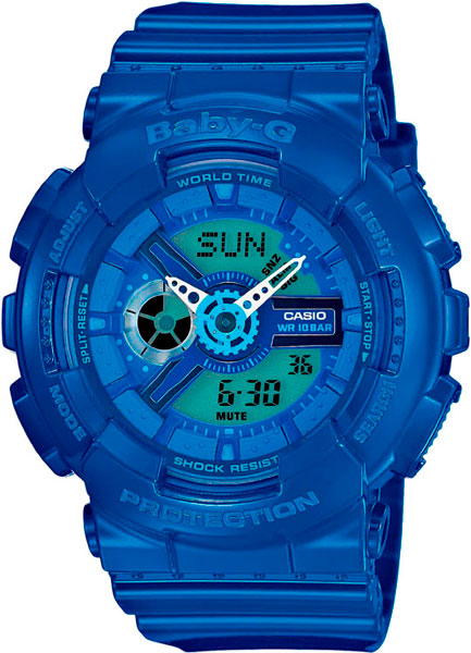 Японские наручные часы Casio Baby-G BA-110BC-2A с хронографом