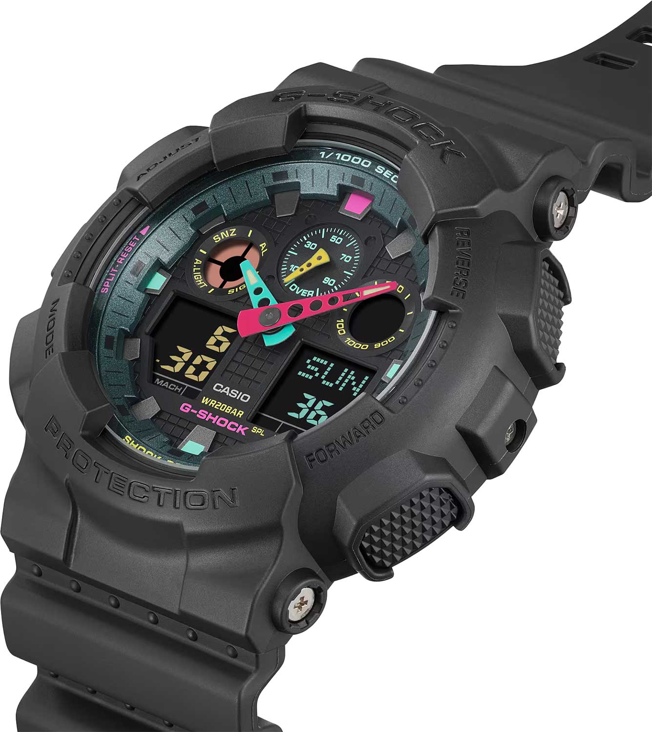 Японские наручные часы Casio G-SHOCK GA-100MF-1A с хронографом