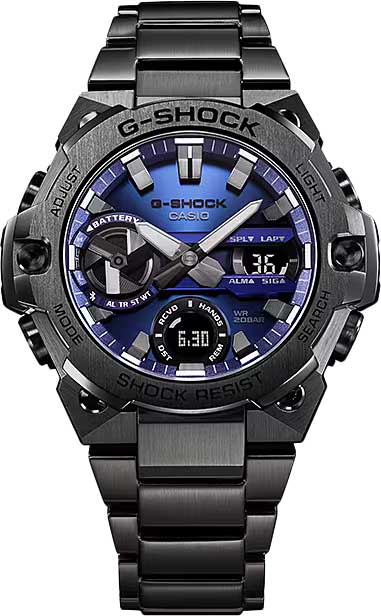 Японские наручные часы Casio G-SHOCK GST-B400BD-1A2 с хронографом