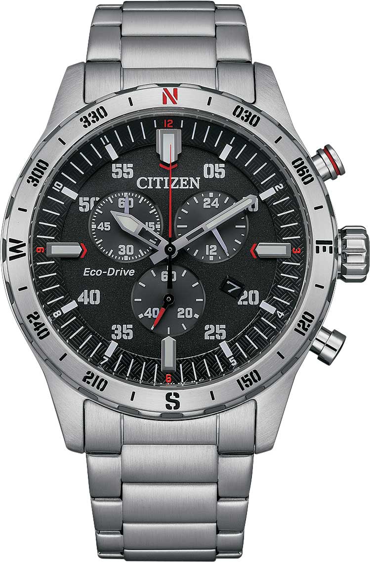 Японские наручные часы Citizen AT2520-89E с хронографом