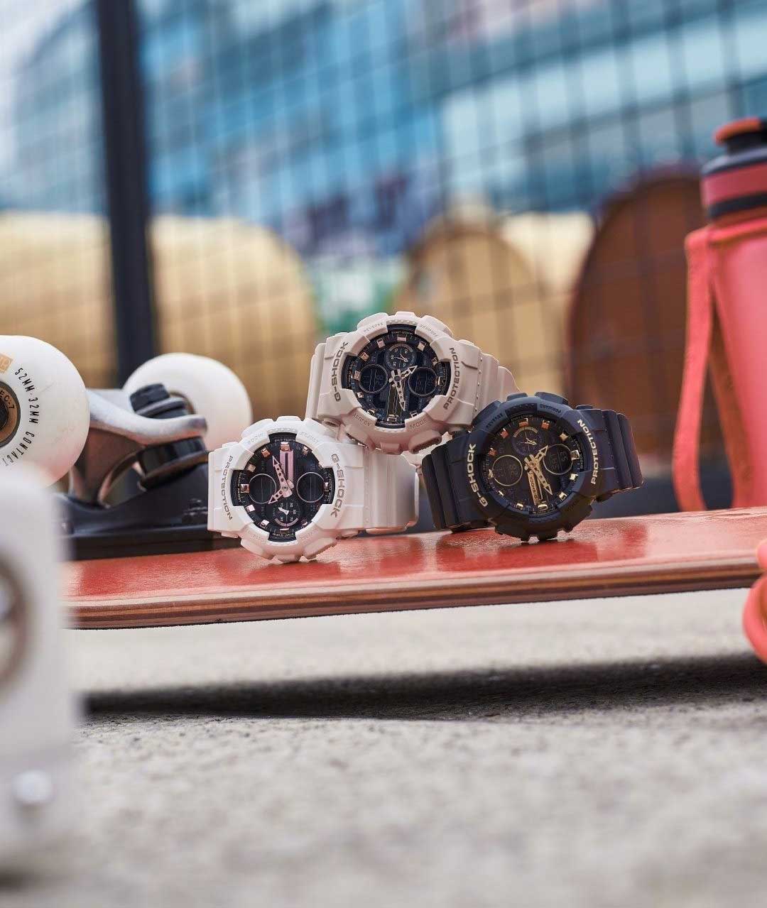 Японские наручные часы Casio G-SHOCK GMA-S140M-7AER с хронографом