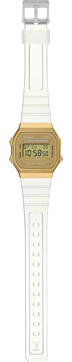 Японские наручные часы Casio Vintage A168XESG-9A с хронографом