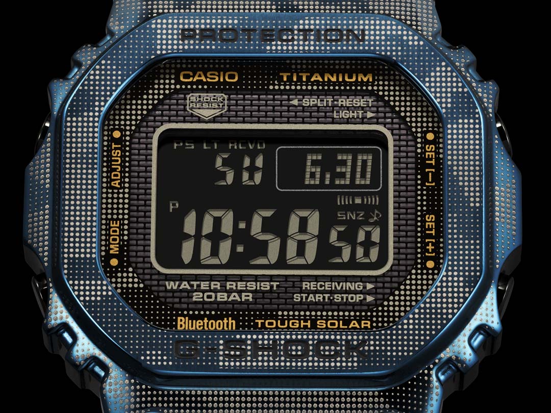 Японские титановые наручные часы Casio G-SHOCK GMW-B5000TCF-2ER с хронографом