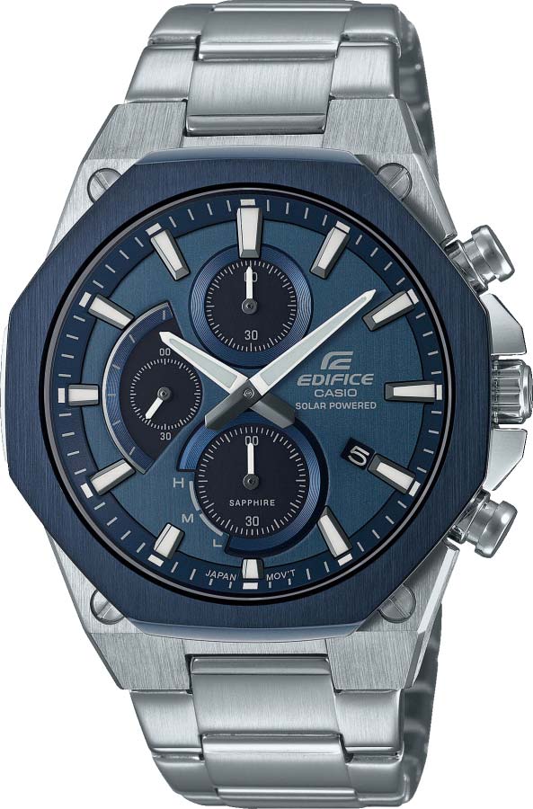 Японские наручные часы Casio Edifice EFS-S570DB-2AUEF с хронографом