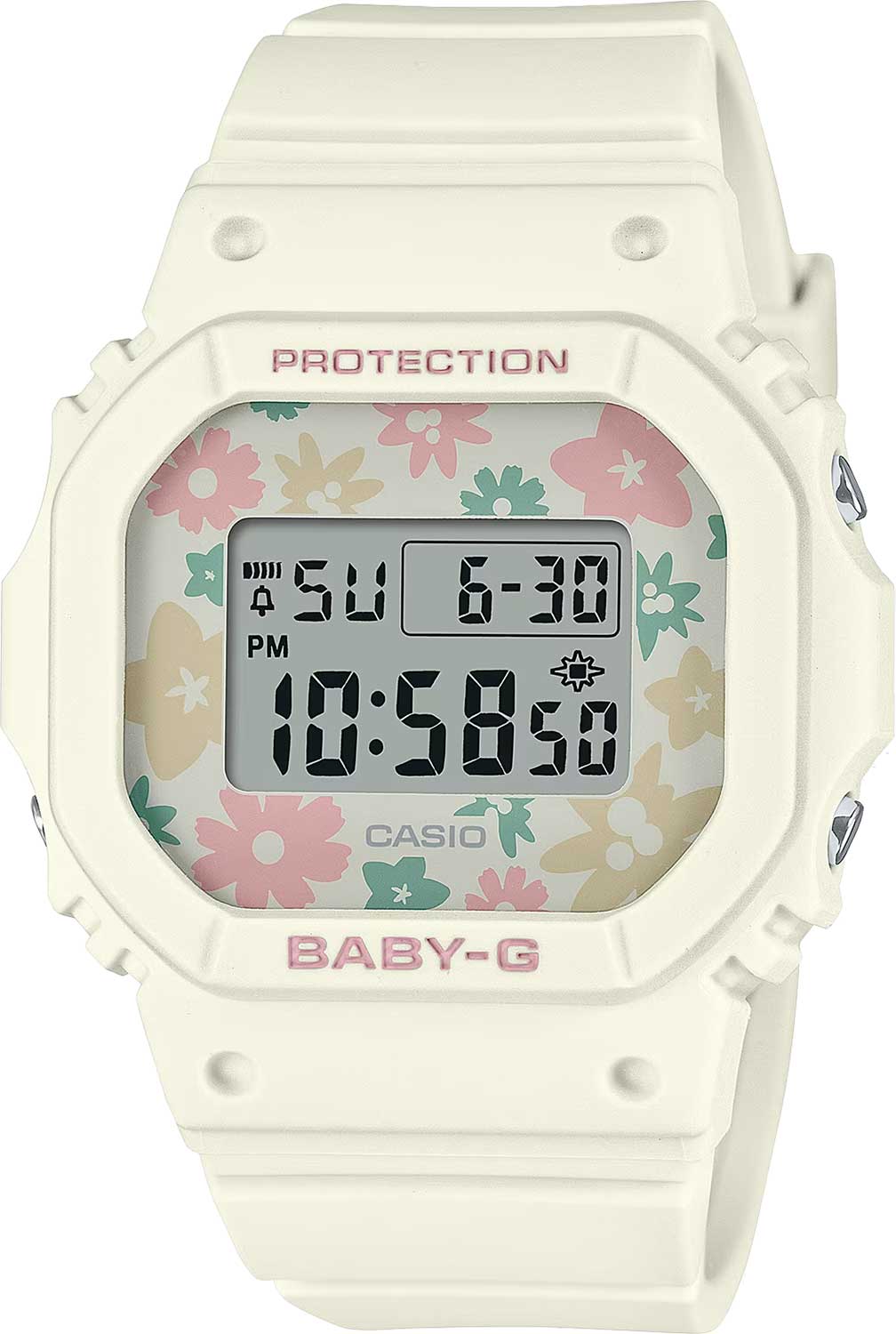 Японские наручные часы Casio Baby-G BGD-565RP-7 с хронографом