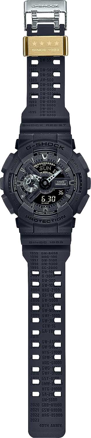 Японские наручные часы Casio G-SHOCK GA-114RE-1A с хронографом