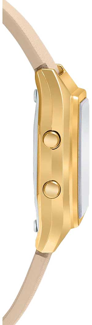 Японские наручные часы Casio Vintage LA680WEGL-4 с хронографом