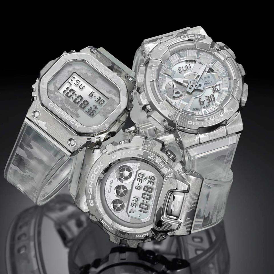 Японские наручные часы Casio G-SHOCK GM-5600SCM-1ER с хронографом
