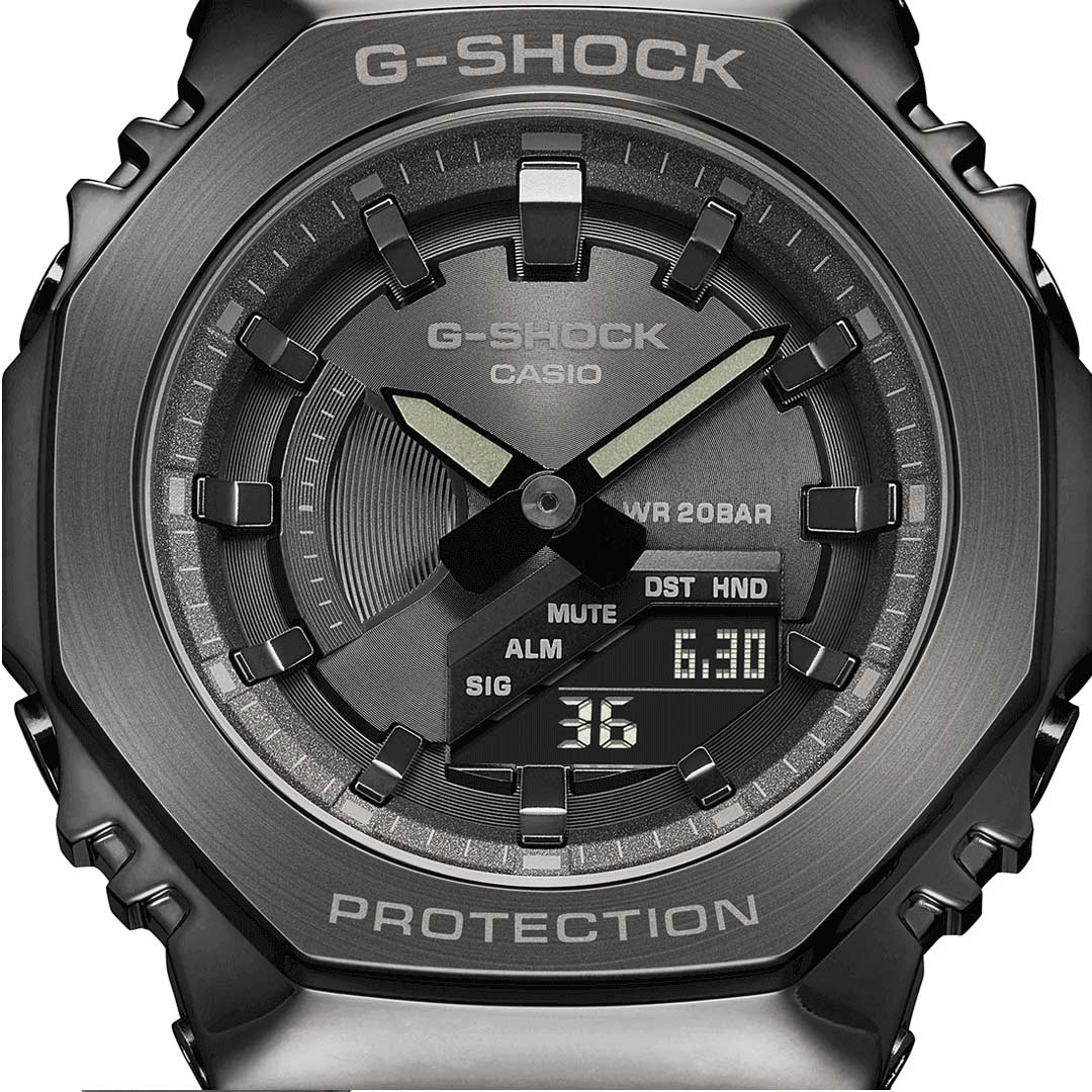 Японские наручные часы Casio G-SHOCK GM-S2100B-8AER с хронографом