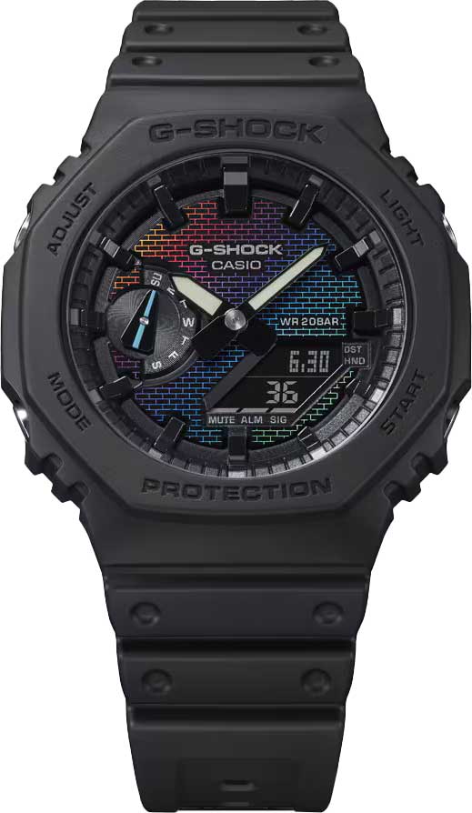 Японские наручные часы Casio G-SHOCK GA-2100RW-1A с хронографом