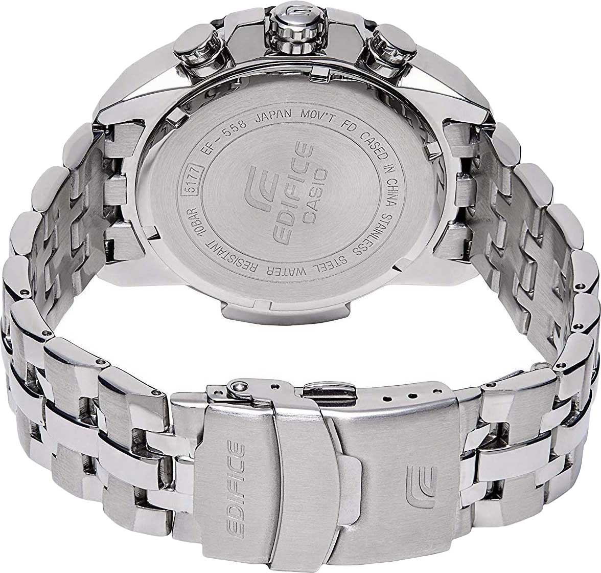 Японские наручные часы Casio Edifice EF-558D-1A с хронографом