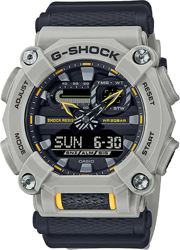 Японские наручные часы Casio G-SHOCK GA-900HC-5A с хронографом