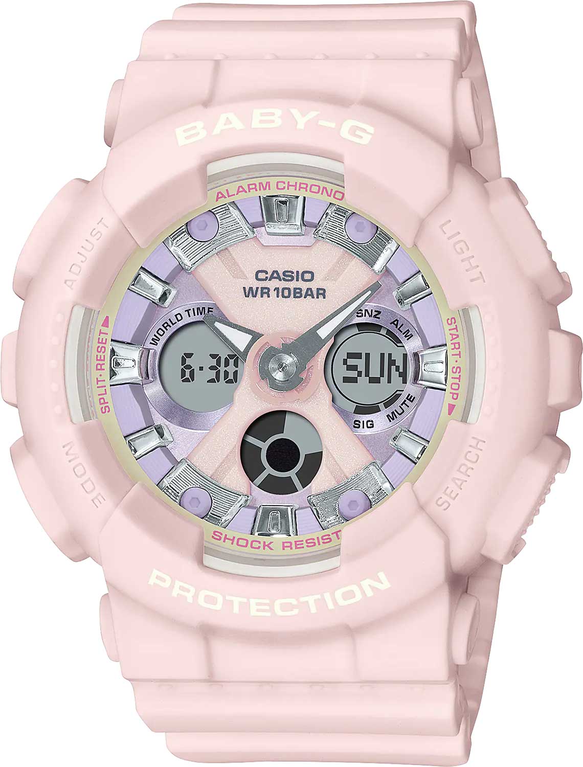 Японские наручные часы Casio Baby-G BA-130WP-4A с хронографом