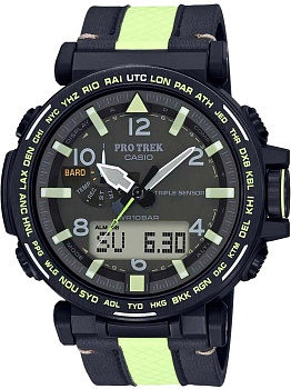 Японские наручные часы Casio Pro Trek PRG-650YL-3ER с хронографом
