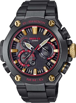 Японские титановые наручные часы Casio G-SHOCK MRG-B2000B-1A4 с хронографом