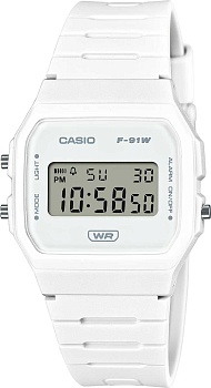 Японские наручные часы Casio Collection F-91WB-7A с хронографом